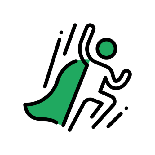 Piktogramm dreier Personen in einem Kreis