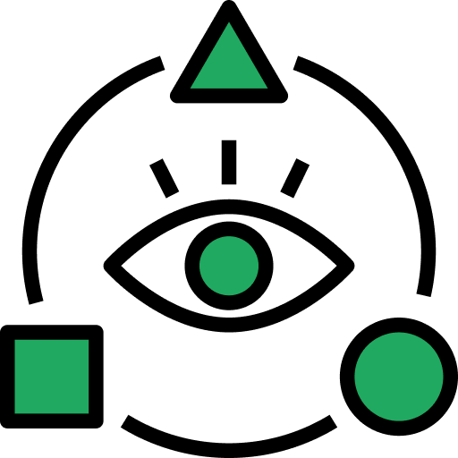 Grünes Häkchen auf weißem Hintergrund