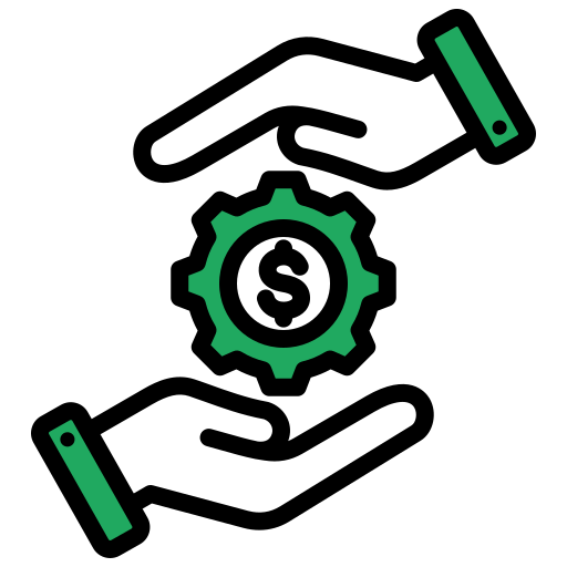 Grünes Häkchen auf weißem Hintergrund