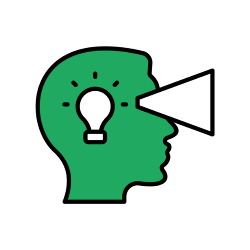 Piktogramm dreier Personen in einem Kreis